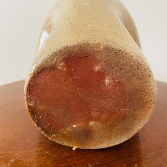 Rustic Vintage handmade stoneware vase with an earthy glaze, Stoneware Vase - Picture 7 of 7